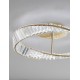 Triac Dimmable Gold Metal & Crystal LED 35W 230 Volt 3728Lm 3500K IP20 Class I D: 60 H: 15 cm 