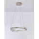Triac Dimmable Gold Metal & Crystal LED 36W 230 Volt 3180Lm 3500K IP20 Class I D: 60 H: 120 cm Adjustable Height 