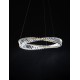 Triac Dimmable Gold Metal & Crystal LED 36W 230 Volt 3180Lm 3500K IP20 Class I D: 60 H: 120 cm Adjustable Height 