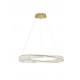 Triac Dimmable Gold Metal & Crystal LED 43W 230 Volt 4139Lm 3500K IP20 Class I D: 80 H: 120 cm Adjustable Height 