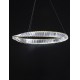 Triac Dimmable Gold Metal & Crystal LED 43W 230 Volt 4139Lm 3500K IP20 Class I D: 80 H: 120 cm Adjustable Height 