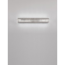 Chrome Metal & Crystal LED 19W 230 Volt 1428Lm 3500K IP20 Class I L: 7.6 W: H: 60 cm 
