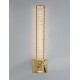 Gold Metal & Crystal LED 19W 230 Volt 1707Lm 3500K IP20 Class I L: 14 W: 4 H: 60 cm 
