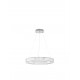 Triac Dimmable Chrome Metal & Crystal LED 41W 230 Volt 4647Lm 3500K IP20 Class I D: 60 H: 150 cm Adjustable Height 