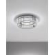 Triac Dimmable Chrome Metal & Crystal LED 29W 230 Volt 1481Lm 3500K IP20 Class I D: 50 H: 12 cm