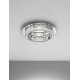 Triac Dimmable Chrome Metal & Crystal LED 29W 230 Volt 1481Lm 3500K IP20 Class I D: 50 H: 12 cm 