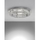 Triac Dimmable Chrome Metal & Crystal LED 41W 230 Volt 2505Lm 3500K IP20 Class I D: 60 H: 12 cm 