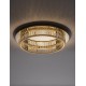 Triac Dimmable Gold Metal & Crystal LED 29W 230 Volt 1481Lm 3500K IP20 Class I D: 50 H: 12 cm 