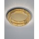 Triac Dimmable Gold Metal & Crystal LED 29W 230 Volt 1481Lm 3500K IP20 Class I D: 50 H: 12 cm 