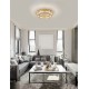 Triac Dimmable Gold Metal & Crystal LED 41W 230 Volt 2505Lm 3500K IP20 Class I D: 60 H: 12 cm 