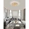 Triac Dimmable Gold Metal & Crystal LED 41W 230 Volt 2505Lm 3500K IP20 Class I D: 60 H: 12 cm