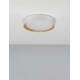 Triac Dimmable Sandy White Aluminium Wood & Acrylic LED 30 Watt 220-240 Volt 1717Lm 3000K IP20 D: 35 H: 7 cm 