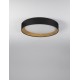 Triac Dimmable Sandy Black Aluminium Wood & Acrylic LED 40 Watt 220-240 Volt 2312Lm 3000K IP20 D: 45 H: 8 cm 