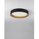 Triac Dimmable Sandy Black Aluminium Wood & Acrylic LED 40 Watt 220-240 Volt 2312Lm 3000K IP20 D: 45 H: 8 cm 