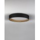 Triac Dimmable Sandy Black Aluminium Wood & Acrylic LED 40 Watt 220-240 Volt 2312Lm 3000K IP20 D: 45 H: 8 cm 
