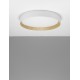 Triac Dimmable Sandy White Aluminium Wood & Acrylic LED 50 Watt 220-240 Volt 3166Lm 3000K IP20 D: 60 H: 9 cm 