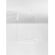 Triac Dimmable Sandy White Aluminium & Acrylic LED 37 Watt 230 Volt 1274Lm 3000K IP20 D: 60 H: 200 cm Adjustable Height 