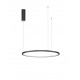 Triac Dimmable Sandy Black Aluminium & Acrylic LED 37 Watt 230 Volt 1274Lm 3000K IP20 D: 60 H: 200 cm Adjustable Height 
