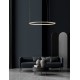 Triac Dimmable Brass Gold Aluminium & Acrylic LED 37 Watt 230 Volt 1274Lm 3000K IP20 D: 60 H: 200 cm Adjustable Height 