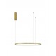 Triac Dimmable Brass Gold Aluminium & Acrylic LED 37 Watt 230 Volt 1274Lm 3000K IP20 D: 60 H: 200 cm Adjustable Height 