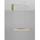 Triac Dimmable Brass Gold Aluminium & Acrylic LED 37 Watt 230 Volt 1274Lm 3000K IP20 D: 60 H: 200 cm Adjustable Height 