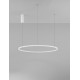 Triac Dimmable Sandy White Aluminium & Acrylic LED 46 Watt 230 Volt 1708Lm 3000K IP20 D: 80 H: 200 cm Adjustable Height 