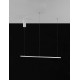 Triac Dimmable Sandy White Aluminium & Acrylic LED 46 Watt 230 Volt 1708Lm 3000K IP20 D: 80 H: 200 cm Adjustable Height 