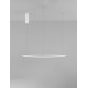 Triac Dimmable Sandy White Aluminium & Acrylic LED 46 Watt 230 Volt 1708Lm 3000K IP20 D: 80 H: 200 cm Adjustable Height 