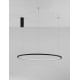 Triac Dimmable Sandy Black Aluminium & Acrylic LED 46 Watt 230 Volt 1708Lm 3000K IP20 D: 80 H: 200 cm Adjustable Height 