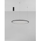 Triac Dimmable Sandy Black Aluminium & Acrylic LED 46 Watt 230 Volt 1708Lm 3000K IP20 D: 80 H: 200 cm Adjustable Height 