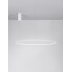 Triac Dimmable Sandy White Aluminium & Acrylic LED 59 Watt 230 Volt 2144Lm 3000K IP20 D: 100 H: 200 cm Adjustable Height 
