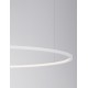 Triac Dimmable Sandy White Aluminium & Acrylic LED 59 Watt 230 Volt 2144Lm 3000K IP20 D: 100 H: 200 cm Adjustable Height 