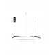 Triac Dimmable Sandy Black Aluminium & Acrylic LED 59 Watt 230 Volt 2144Lm 3000K IP20 D: 100 H: 200 cm Adjustable Height 