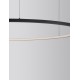Triac Dimmable Sandy Black Aluminium & Acrylic LED 59 Watt 230 Volt 2144Lm 3000K IP20 D: 100 H: 200 cm Adjustable Height 
