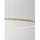 Triac Dimmable Brass Gold Aluminium & Acrylic LED 59 Watt 230 Volt 2144Lm 3000K IP20 D: 100 H: 200 cm Adjustable Height 