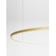 Triac Dimmable Brass Gold Aluminium & Acrylic LED 59 Watt 230 Volt 2144Lm 3000K IP20 D: 100 H: 200 cm Adjustable Height 