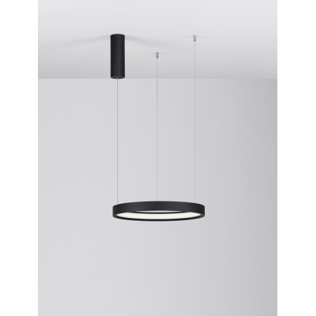 Triac Dimmable Sandy Black Aluminium & Acrylic LED 22 Watt 230 Volt 1540Lm 3000K IP20 D: 40 H: 150 cm Adjustable Height 