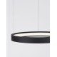Triac Dimmable Sandy Black Aluminium & Acrylic LED 22 Watt 230 Volt 1540Lm 3000K IP20 D: 40 H: 150 cm Adjustable Height 