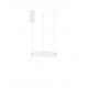 Triac Dimmable Sandy White Aluminium & Acrylic LED 22 Watt 230 Volt 1540Lm 3000K IP20 D: 40 H: 150 cm Adjustable Height 