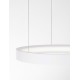 Triac Dimmable Sandy White Aluminium & Acrylic LED 22 Watt 230 Volt 1540Lm 3000K IP20 D: 40 H: 150 cm Adjustable Height 