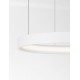 Triac Dimmable Sandy White Aluminium & Acrylic LED 22 Watt 230 Volt 1540Lm 3000K IP20 D: 40 H: 150 cm Adjustable Height 