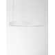 Triac Dimmable Sandy White Aluminium & Acrylic LED 22 Watt 230 Volt 1540Lm 3000K IP20 D: 40 H: 150 cm Adjustable Height 