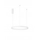 Triac Dimmable Sandy White Aluminium & Acrylic LED 40 Watt 230 Volt 2800Lm 3000K IP20 D: 60 H: 150 cm Adjustable height 