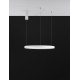 Triac Dimmable Sandy White Aluminium & Acrylic LED 40 Watt 230 Volt 2800Lm 3000K IP20 D: 60 H: 150 cm Adjustable height 