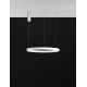 Triac Dimmable Sandy White Aluminium & Acrylic LED 40 Watt 230 Volt 2800Lm 3000K IP20 D: 60 H: 150 cm Adjustable height 