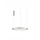 Triac Dimmable Bruched Champagne Silver Aluminium & Acrylic LED 40 Watt 230 Volt 2800Lm 3000K IP20 D: 60 H: 150 cm Adjustable