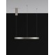 Triac Dimmable Bruched Champagne Silver Aluminium & Acrylic LED 40 Watt 230 Volt 2800Lm 3000K IP20 D: 60 H: 150 cm Adjustable