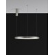 Triac Dimmable Bruched Champagne Silver Aluminium & Acrylic LED 40 Watt 230 Volt 2800Lm 3000K IP20 D: 60 H: 150 cm Adjustable