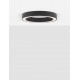 CCT Dimmable Sandy White Aluminium & Acrylic LED 48 Watt 230 Volt 3730Lm 2700K - 4000K IP20 Remote Control Included D1: 60 D2: