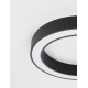 CCT Dimmable Sandy White Aluminium & Acrylic LED 48 Watt 230 Volt 3730Lm 2700K - 4000K IP20 Remote Control Included D1: 60 D2: